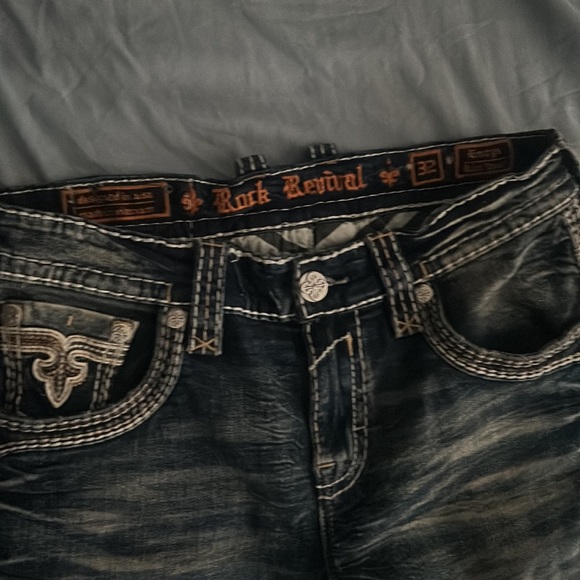 Rock Revival Jeans 32 waist, only worn once. - Picture 4 of 7
